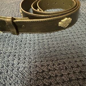 Harley-Davidson Black Leather Belt